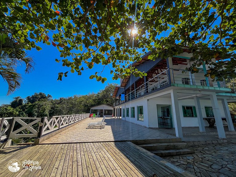Casa costeira c/ vista e área gourmet, Borrifos | Sereia