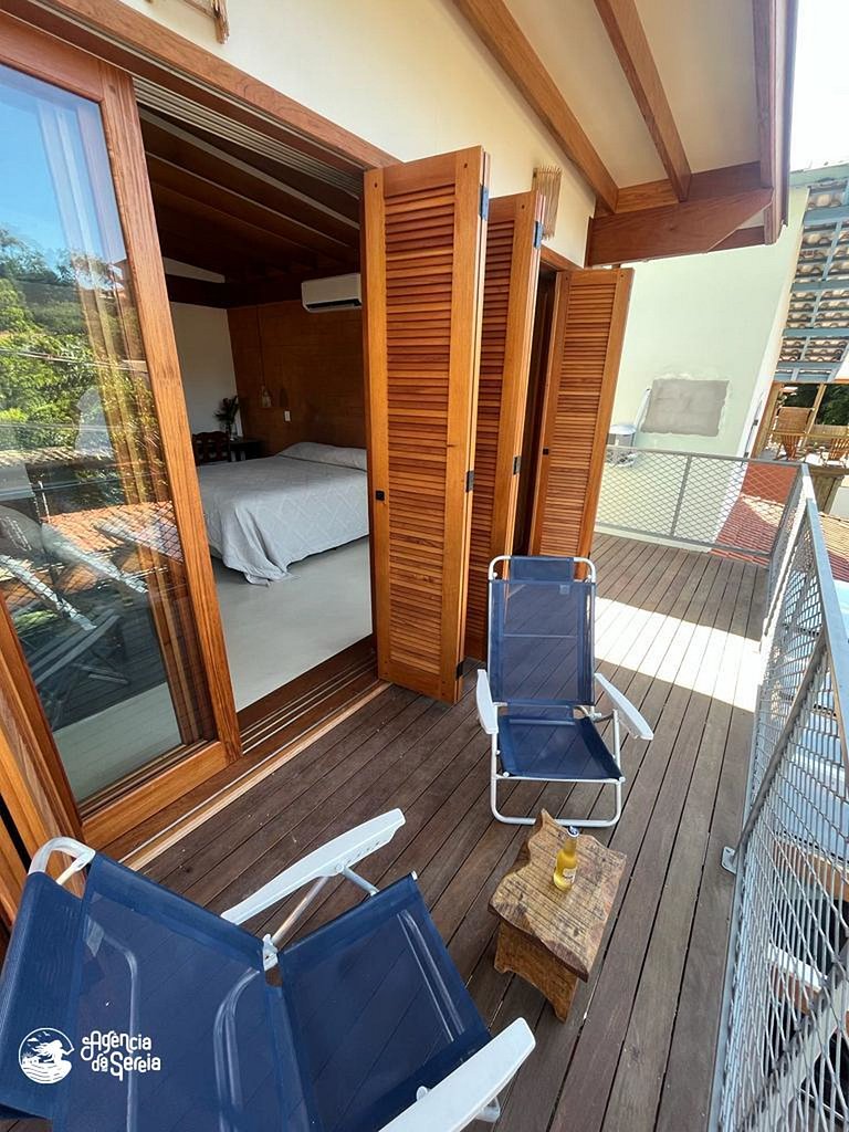 Casa c/ hidro em Ilhabela a poucos metros da praia