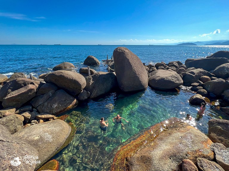 Refúgio em meio a natureza no sul da Ilhabela