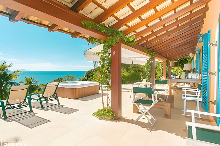 Linda casa com vista incrível no norte da ilha