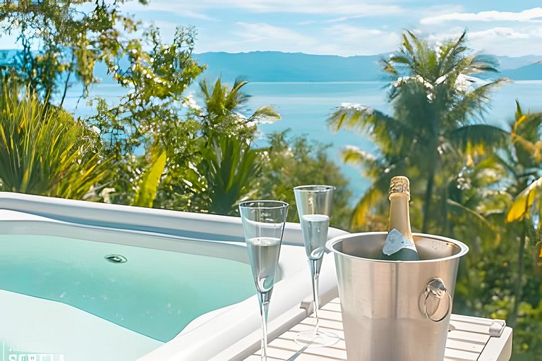 Linda casa com vista incrível no norte da ilha