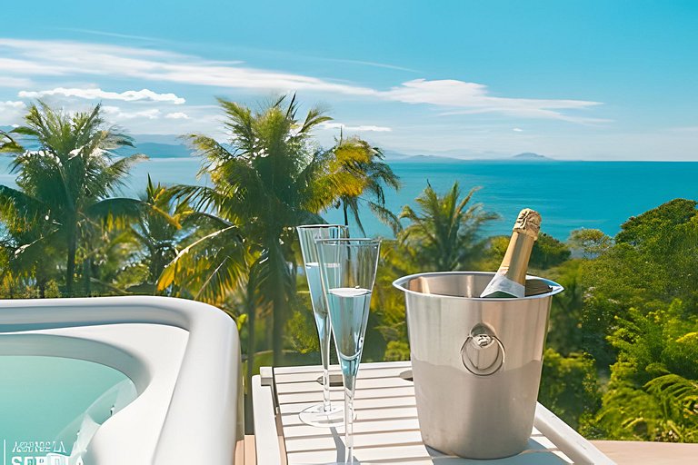 Linda casa com vista incrível no norte da ilha