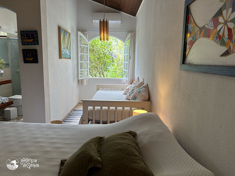 Casa c vista incrível no norte de Ilhabela,Pacuíba