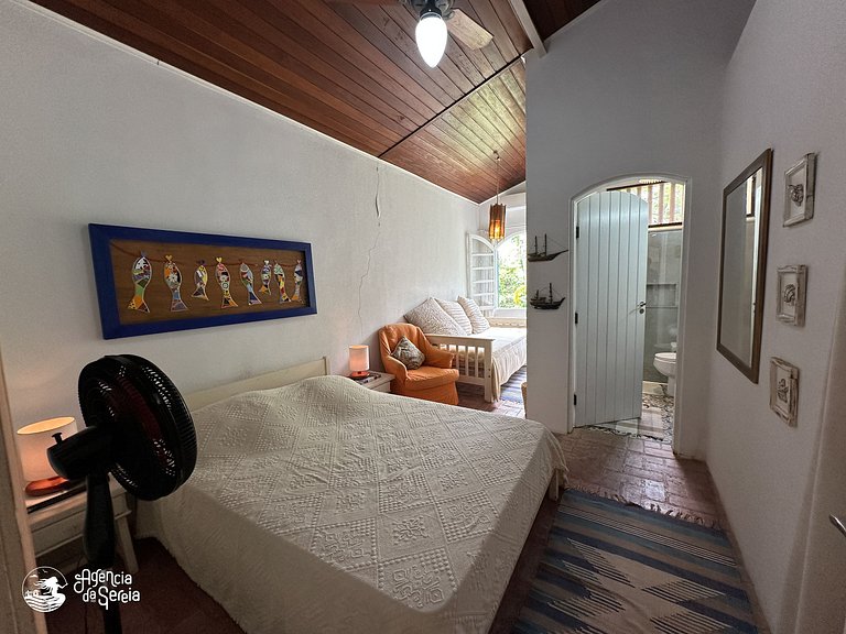 Casa c vista incrível no norte de Ilhabela,Pacuíba