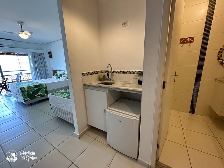 Apartamento vista mar com piscina no condomínio