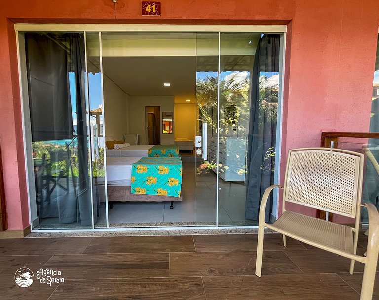 Studio a 500m da praia com piscina no condomínio