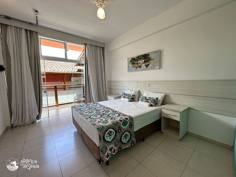 Studio confortável p/casal c piscina no condomínio