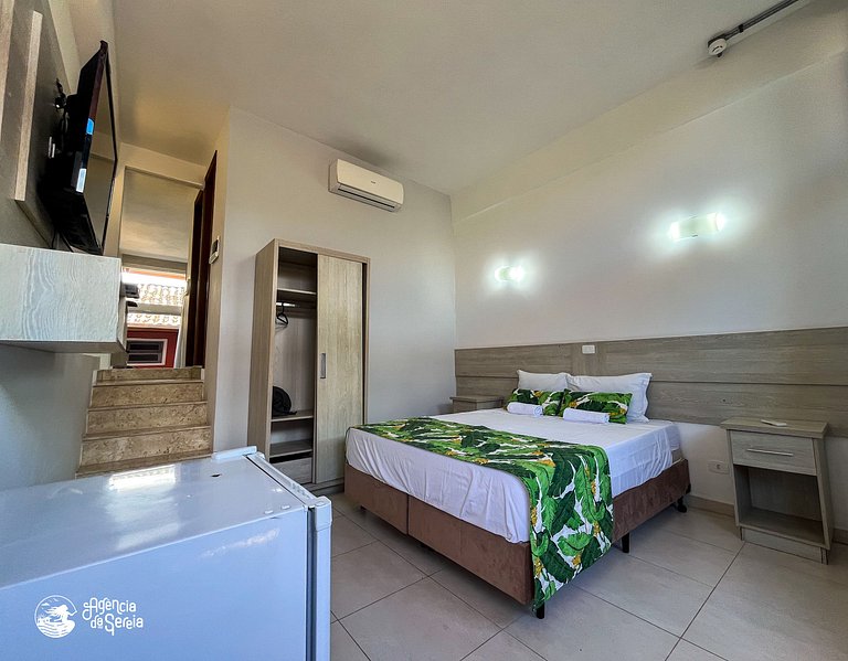 Studio perto da praia com piscina no condomínio