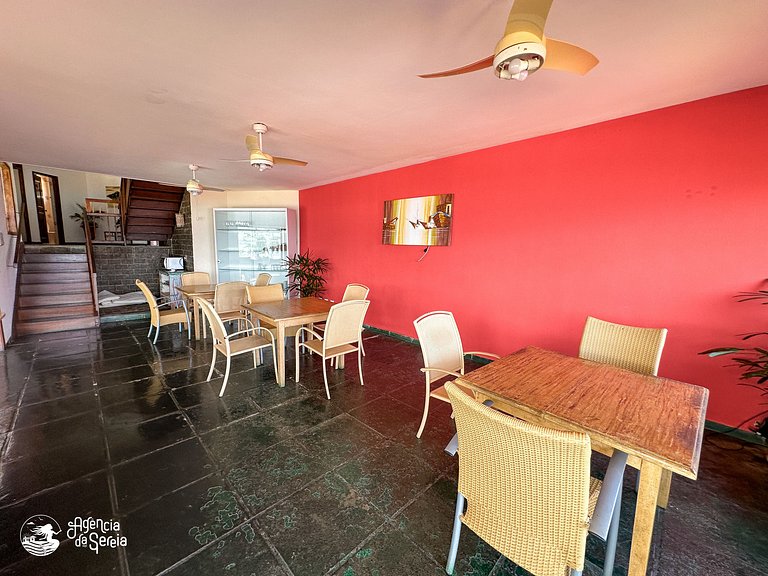 Duplex com vista a 500m da praia, até 4 pessoas