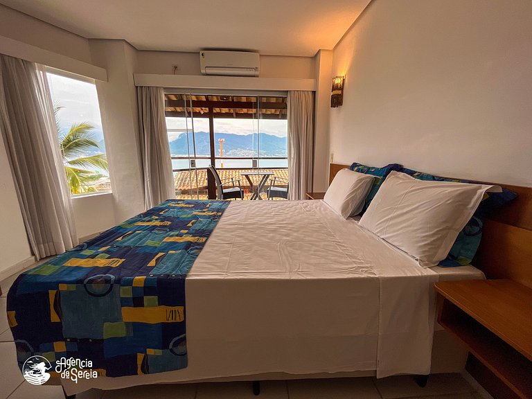 Apartamento com vista para o mar, perto praia