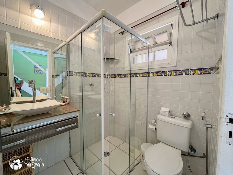 Apartamento com vista para 4 pessoas, 500m praia