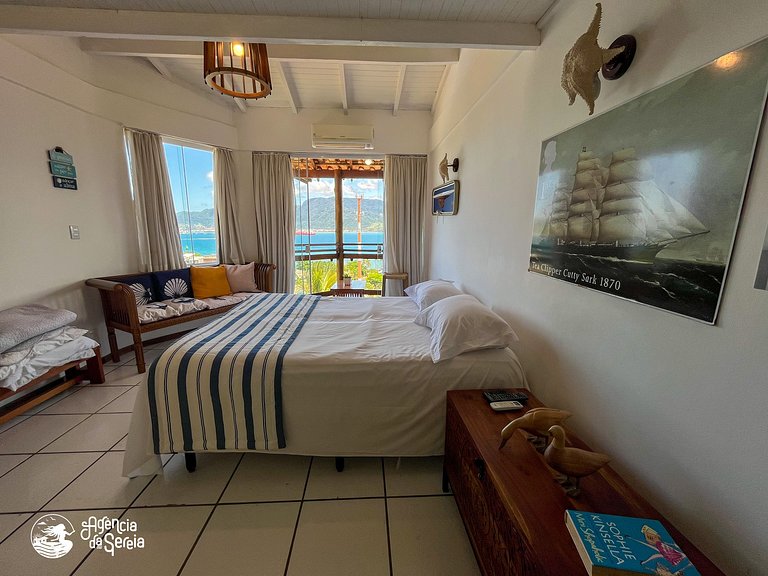 Duplex com vista a 500m da praia, até 4 pessoas
