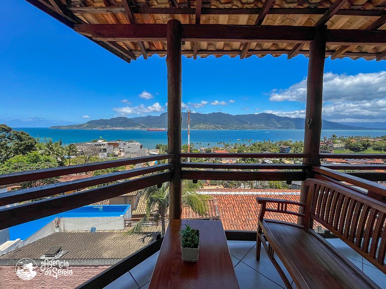 Duplex com vista a 500m da praia, até 4 pessoas