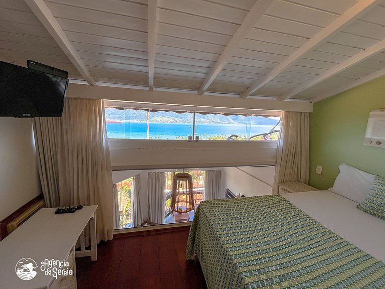 Duplex com vista a 500m da praia, até 4 pessoas