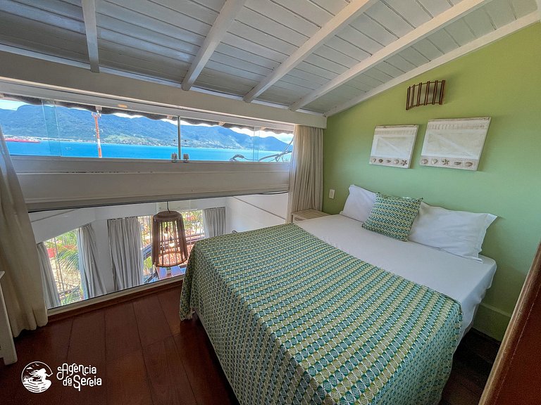 Duplex com vista a 500m da praia, até 4 pessoas