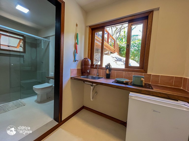 Lindo chalé novo, perto praias Feiticeira e Julião