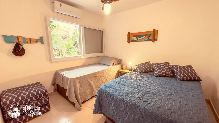 Casa beira-mar em cond c/ piscina São Sebastião