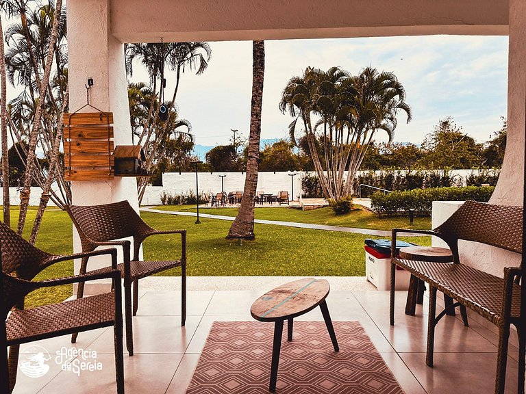 Casa beira-mar em cond c/ piscina São Sebastião