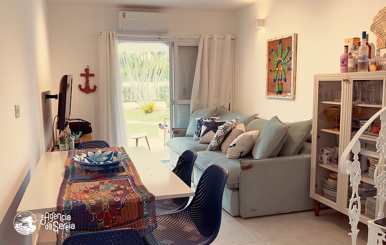 Casa beira-mar em cond c/ piscina São Sebastião