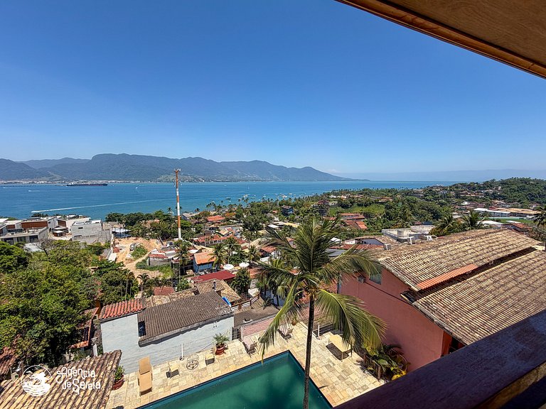 Apartamento com vista para o mar e 500m da praia