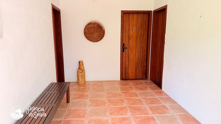 Linda suíte 400 metros da praia Siriuba, Ilhabela