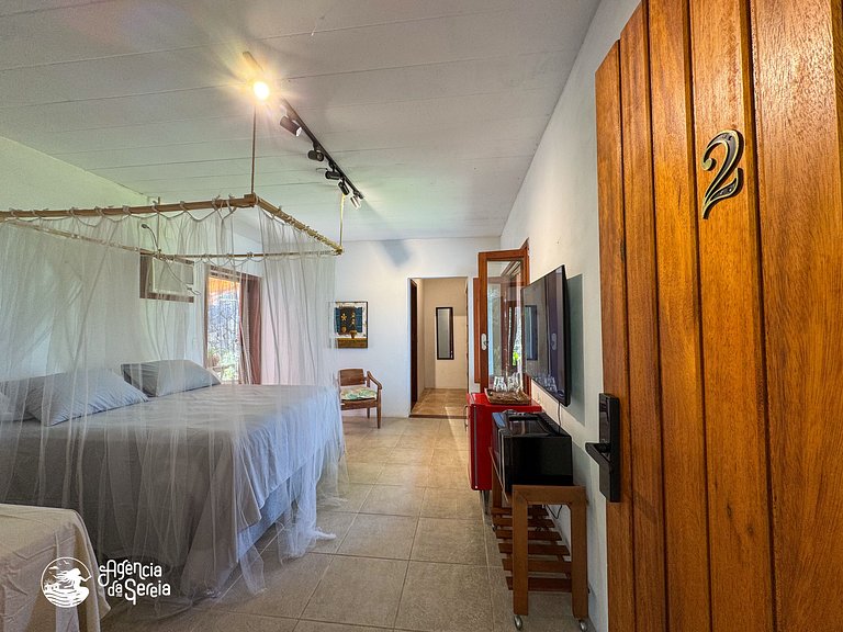 Suíte linda e aconchegante com vista em Ilhabela