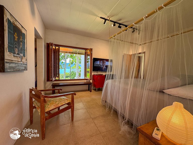 Suíte aconchegante com vista-mar em Ilhabela