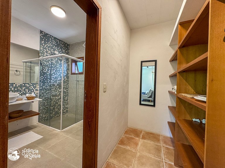 Linda suíte 400 metros da praia Siriuba, Ilhabela