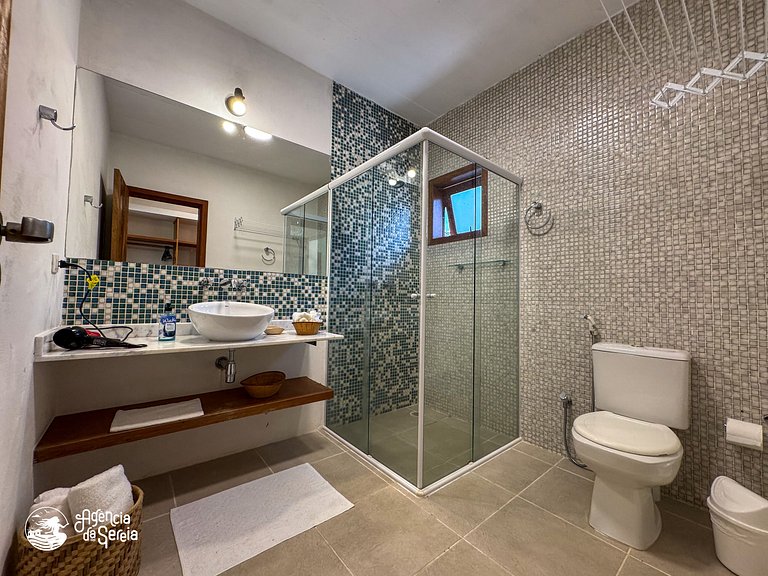 Linda suíte 400 metros da praia Siriuba, Ilhabela