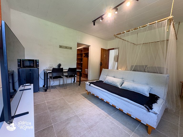 Linda suíte 400 metros da praia Siriuba, Ilhabela