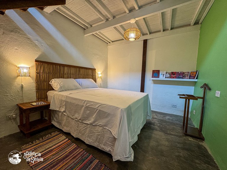 Chalé literário, no coração do Perequê em Ilhabela