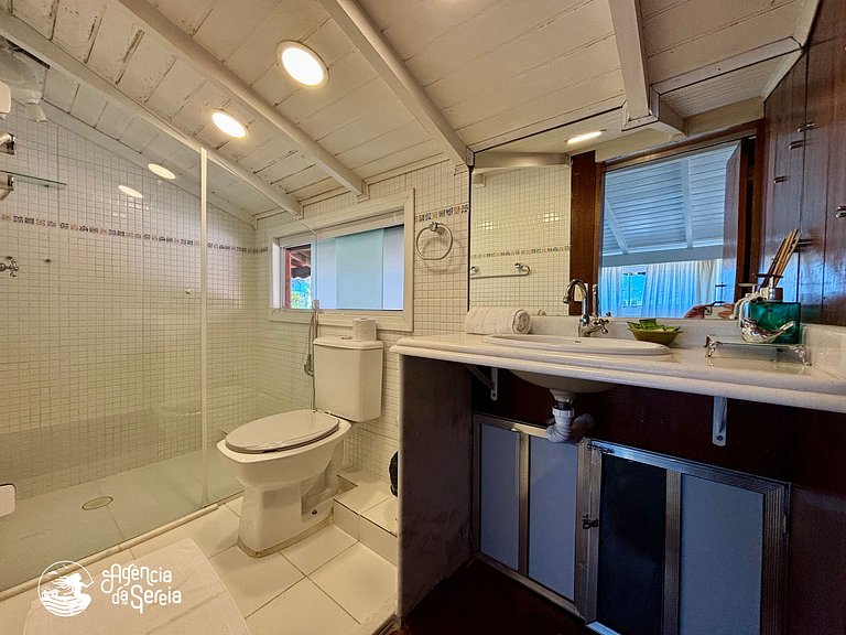 Apartamento com vista para 4 pessoas, 500m praia