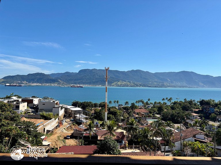 Apartamento com vista para 4 pessoas, 500m praia