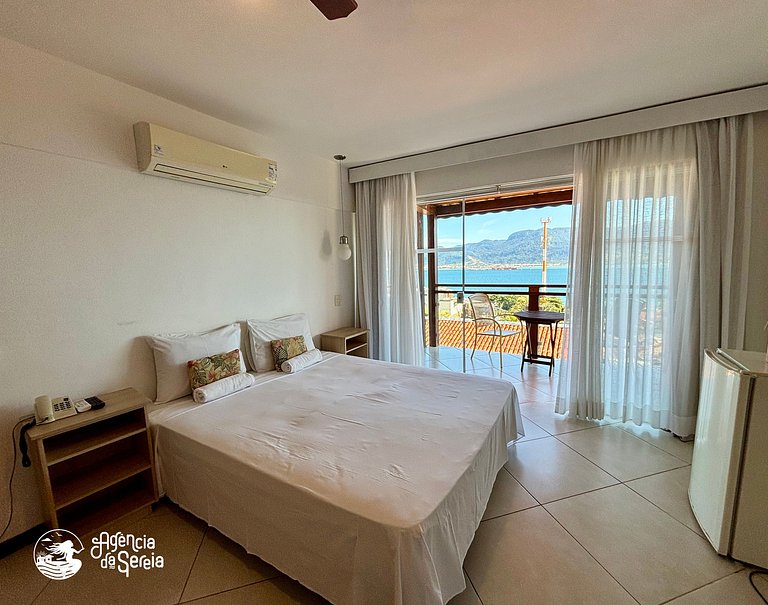 Apartamento vista mar a 500m da praia