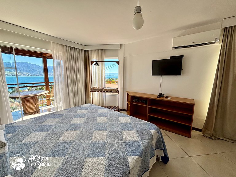 Studio aconchegante com vista e perto do mar