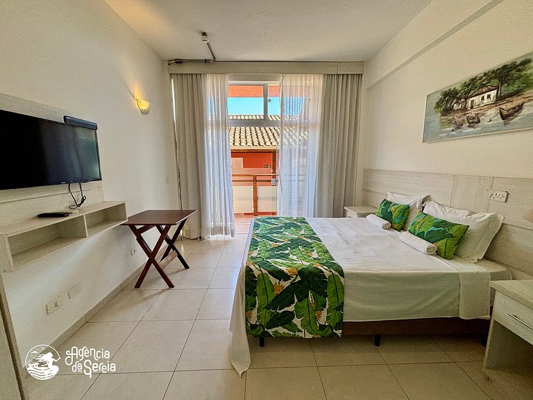 Studio confortável p/casal c piscina no condomínio