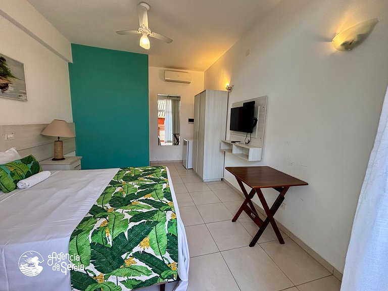 Studio confortável p/casal c piscina no condomínio