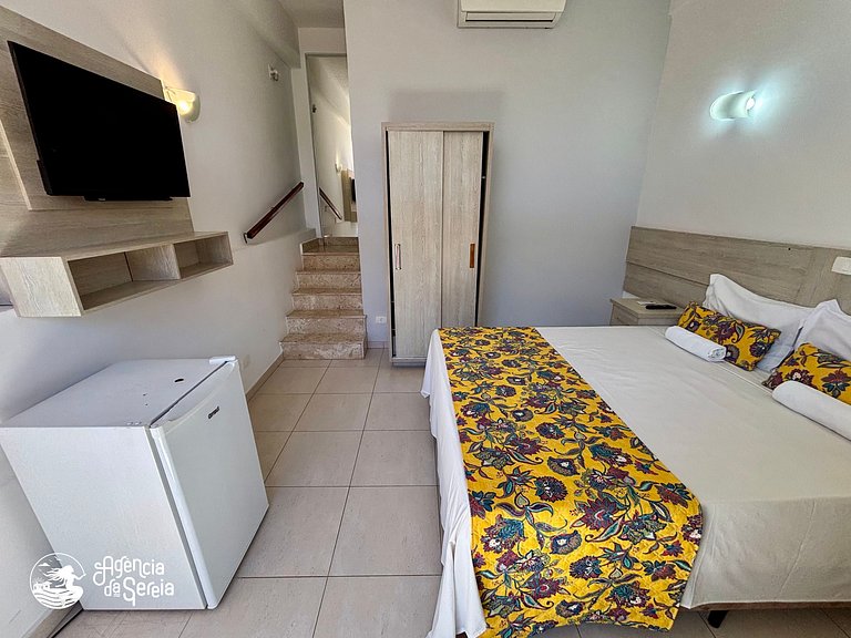 Studio perto da praia com piscina no condomínio