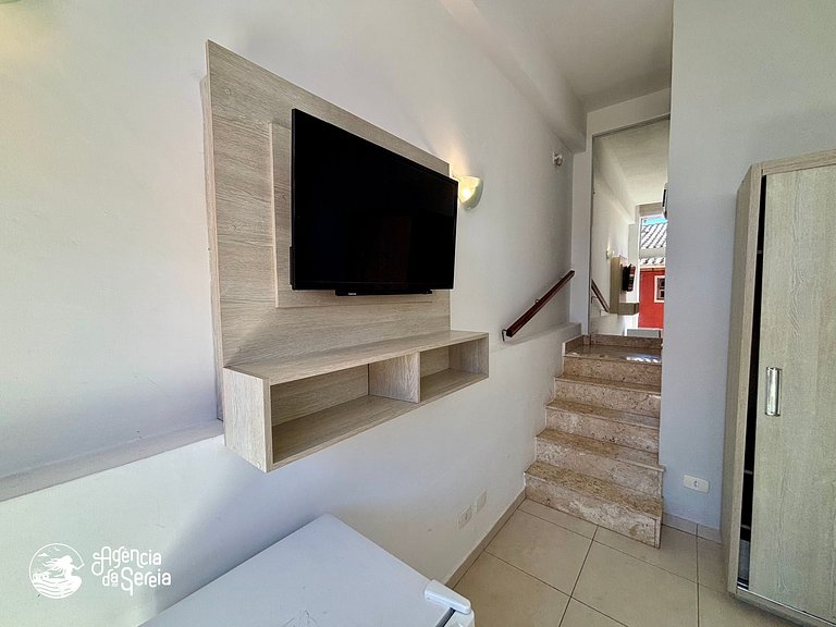 Studio perto da praia com piscina no condomínio