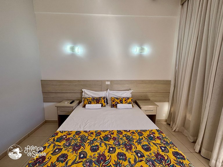 Studio perto da praia com piscina no condomínio