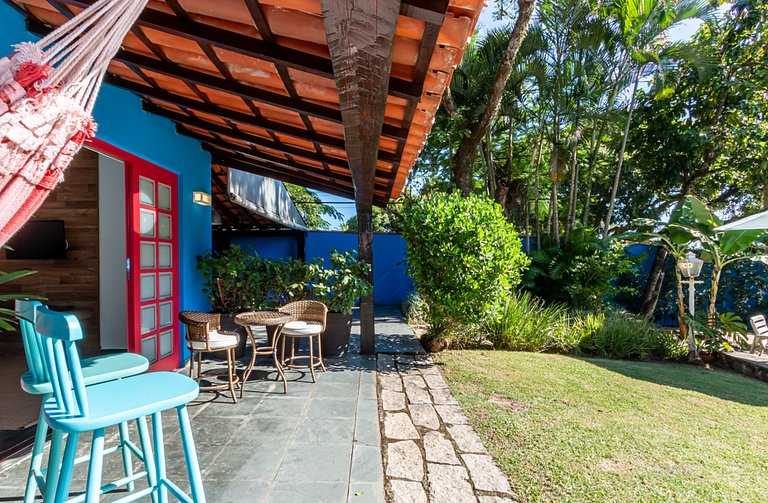 Casa aconchegante perto Praia do Curral, Ilhabela