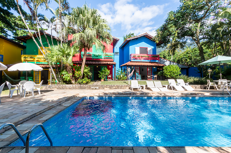 Casa aconchegante perto Praia do Curral, Ilhabela