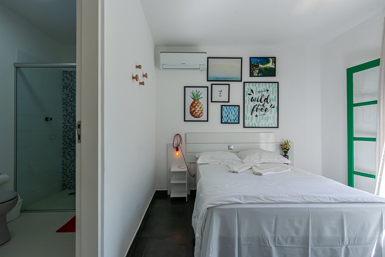 Casa com piscina compartilhada perto da praia