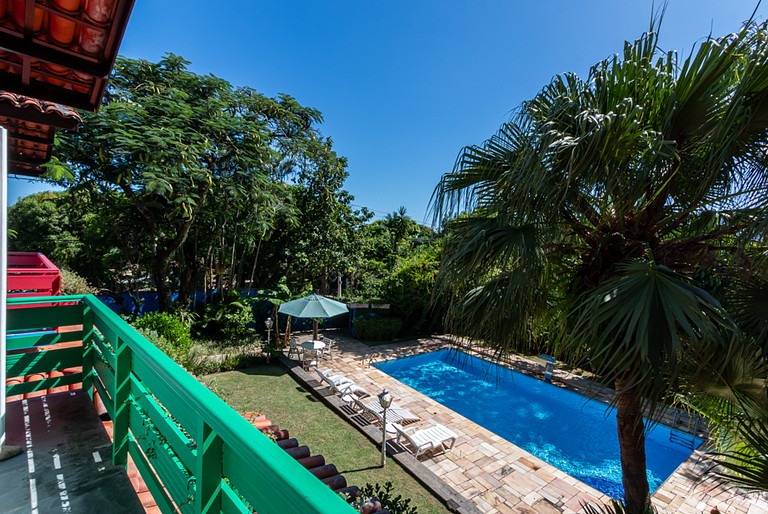 Casa com piscina compartilhada perto da praia